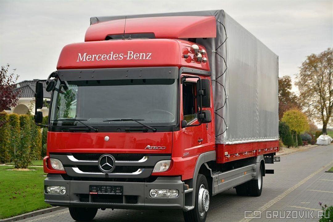 Б/у Тентованный грузовик Mercedes-Benz Atego 1224L , 2015 г.в., купить , 675 000 ₽
