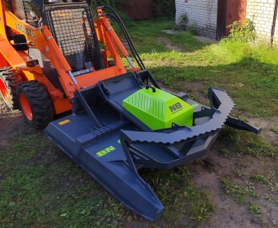 новый Навесной мульчер для мини-погрузчика Niubo DAW 180 в продаже на Gruzovik.ru